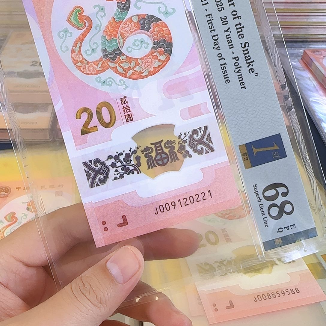 塑料蛇钞009120221单张