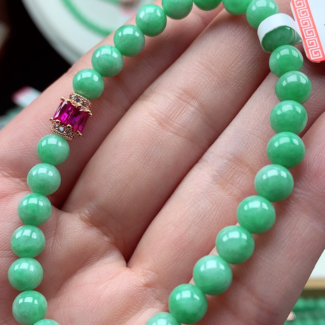 翡翠未镶嵌手链翡翠