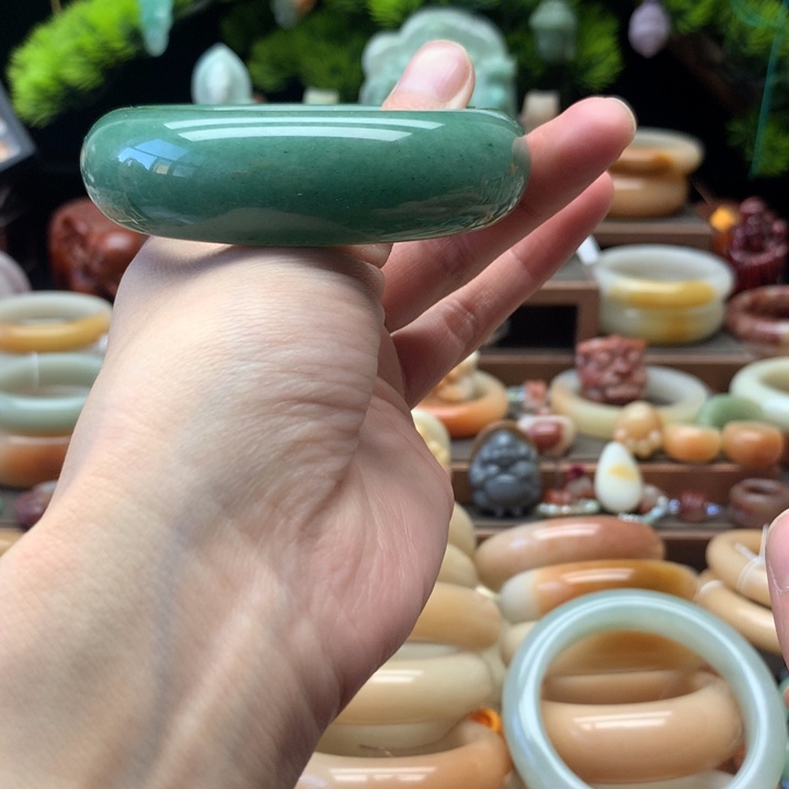 查罗石合金手镯（开口镯）56.7