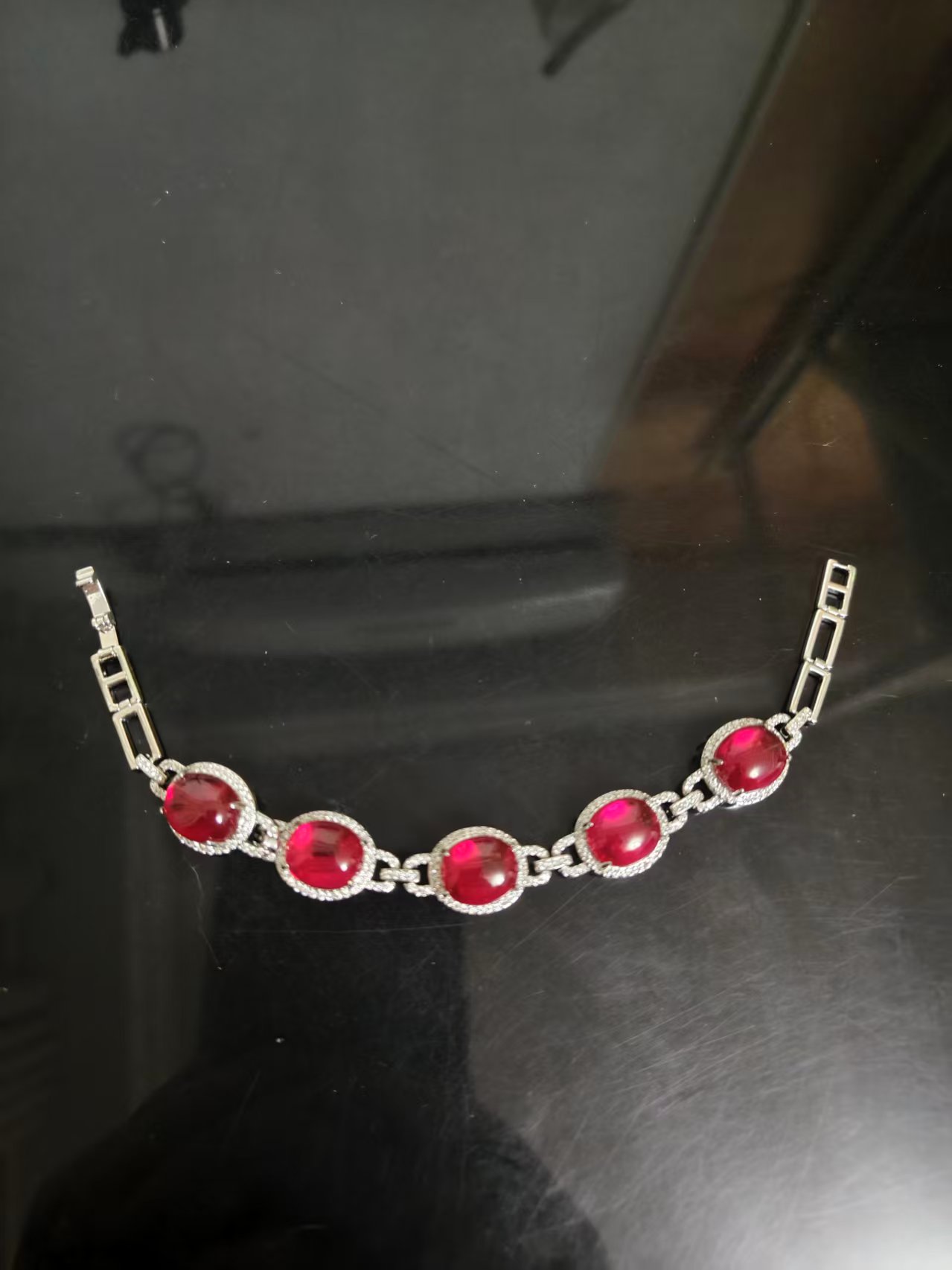 【米米甄选 高端大气】红色手链  D-893