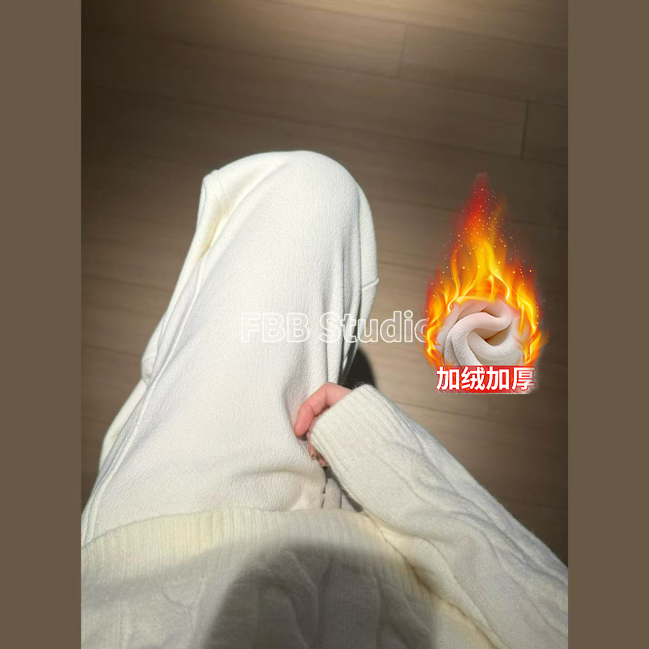 【加绒加厚】海盐泡泡-厚乳 裤秋冬加厚气质休闲裤女2025松紧腰阔腿