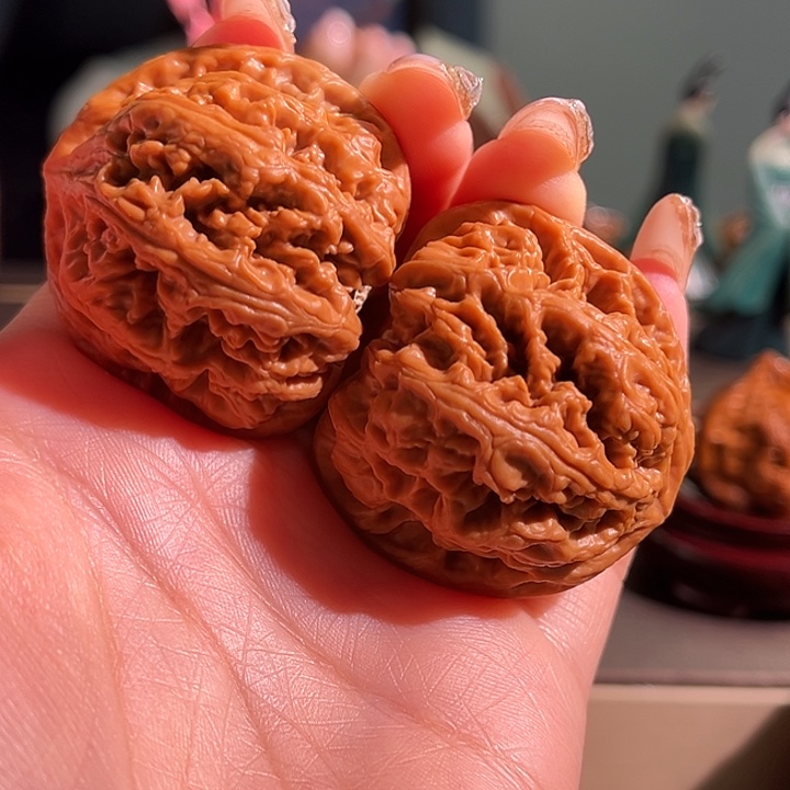 文玩核桃把件大粗筋