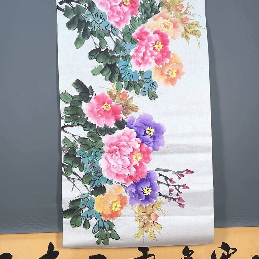 国画221 花鸟和蝴蝶都会成为
