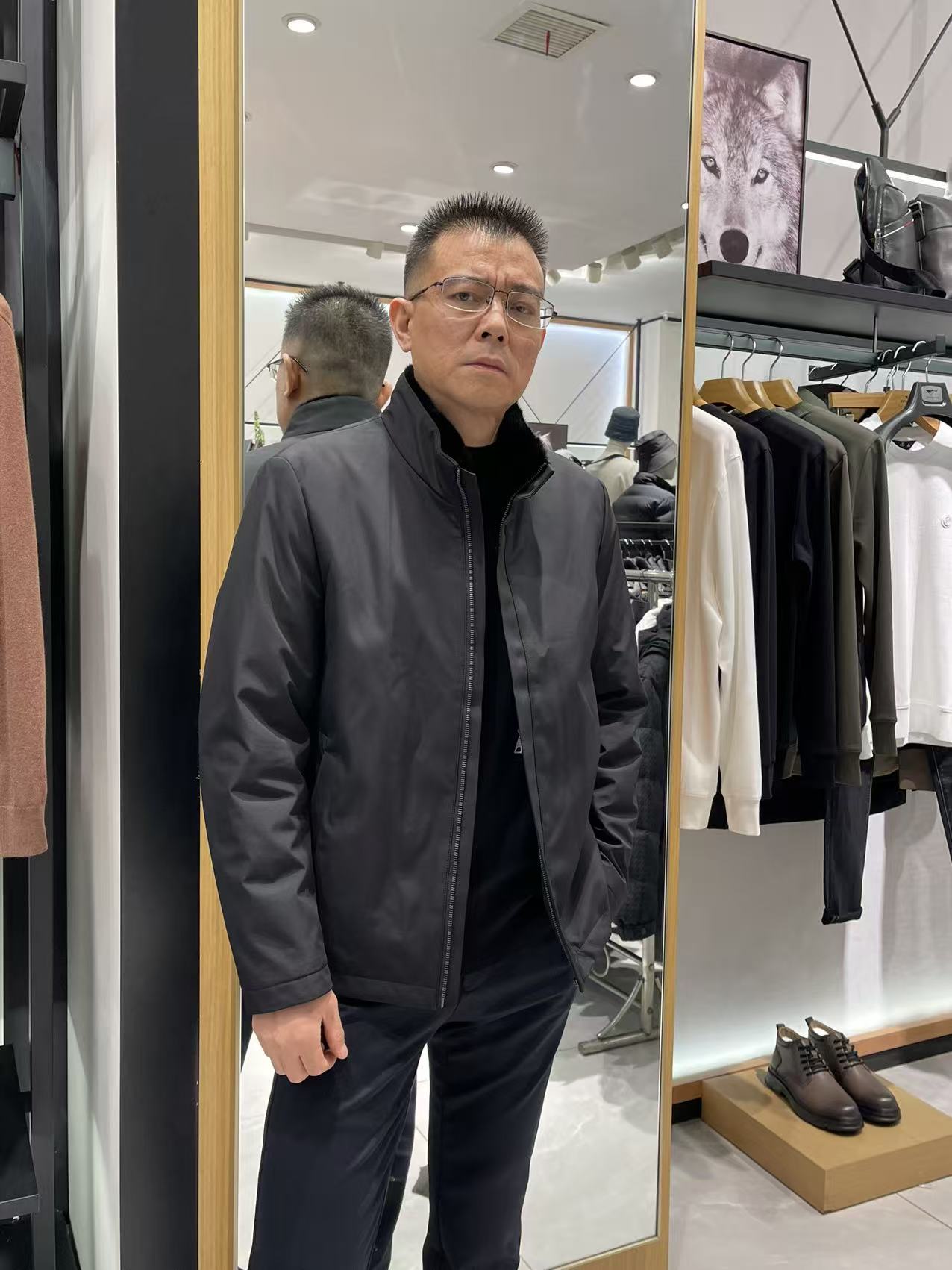 Septwolves/七匹狼24年冬季可脱内胆尼克服（3273）