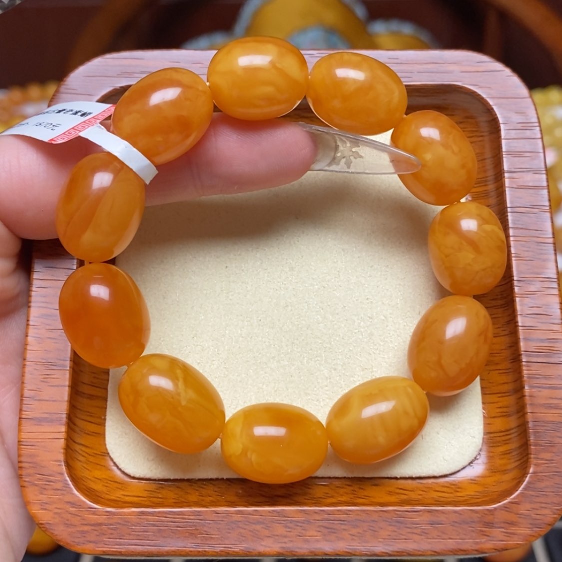 【闪购商品】蜜蜡手链未镶嵌手串