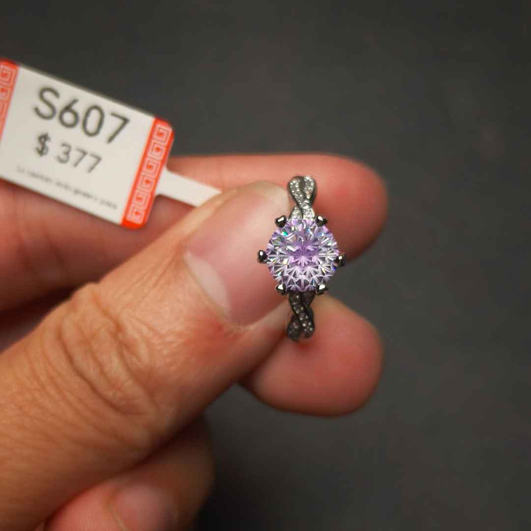 意大利 GD-奢华气质轻奢梦幻彩色腰佩戒指S607