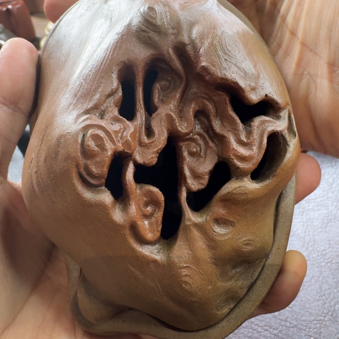 紫砂茶宠灵芝香炉