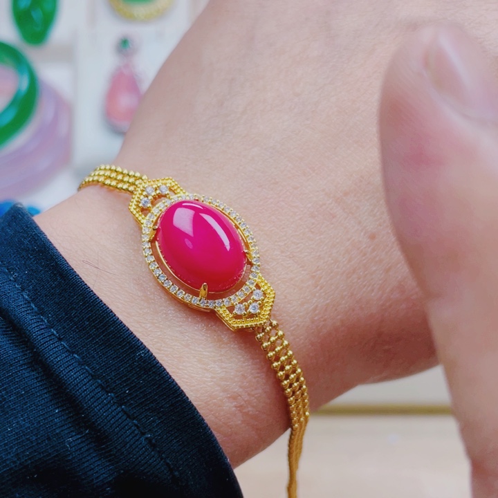 玛瑙/玉髓手链合金手链