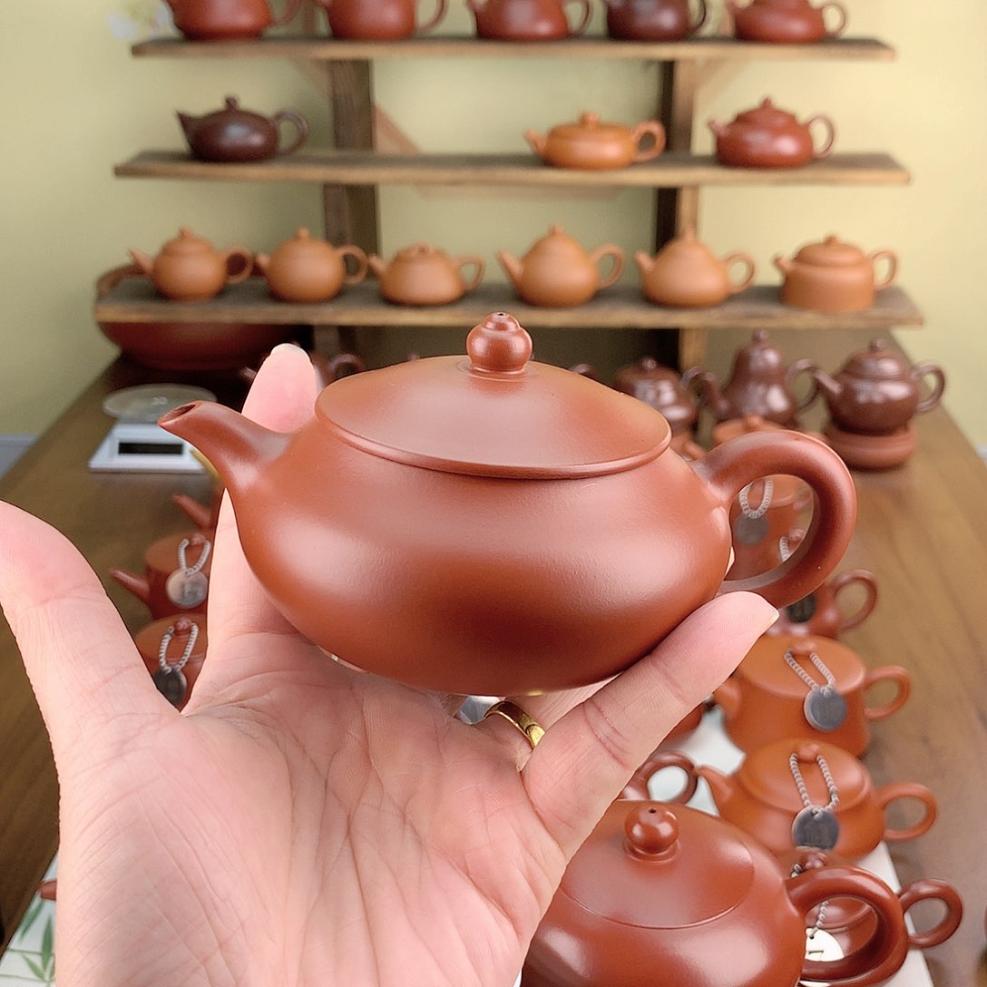 茶壶紫砂一***生宜红明炉200