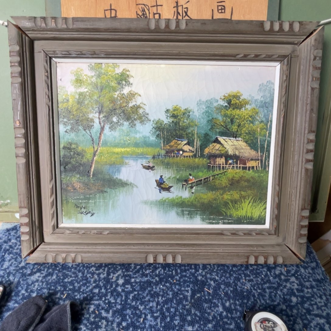 小***星框子微瑕玻璃不包运损不退换