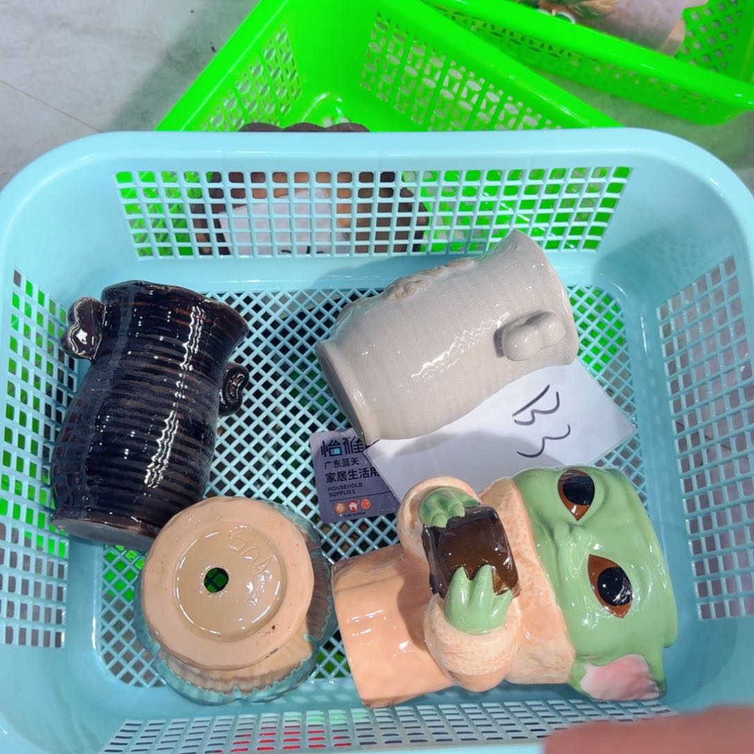 紫砂花盆瑕疵瑕疵