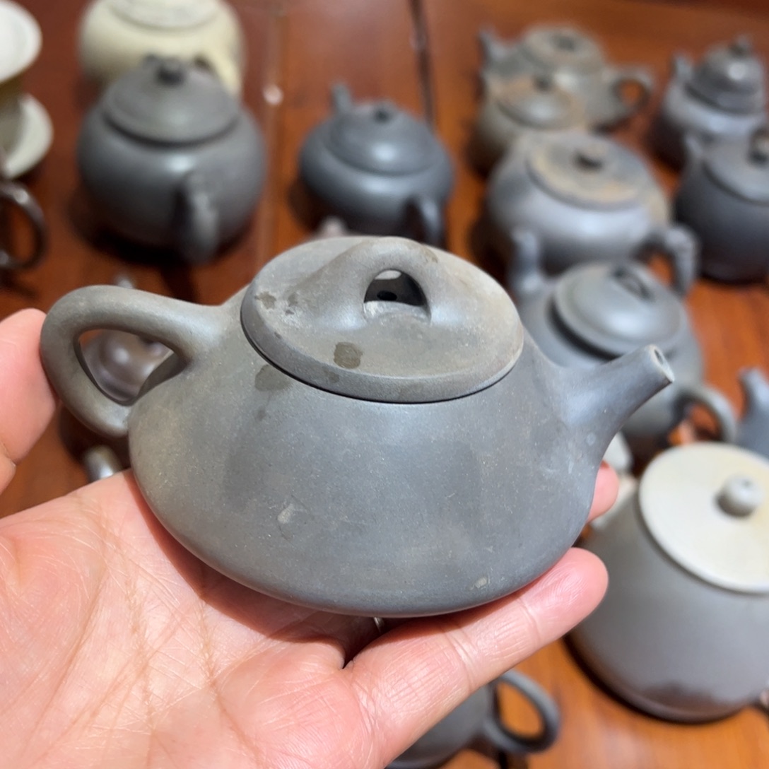 贵台龙窑柴烧茶壶100