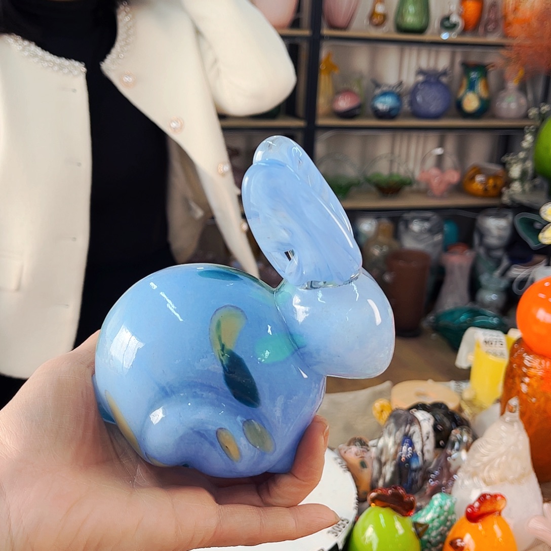 兔家悦琉璃工艺品福利