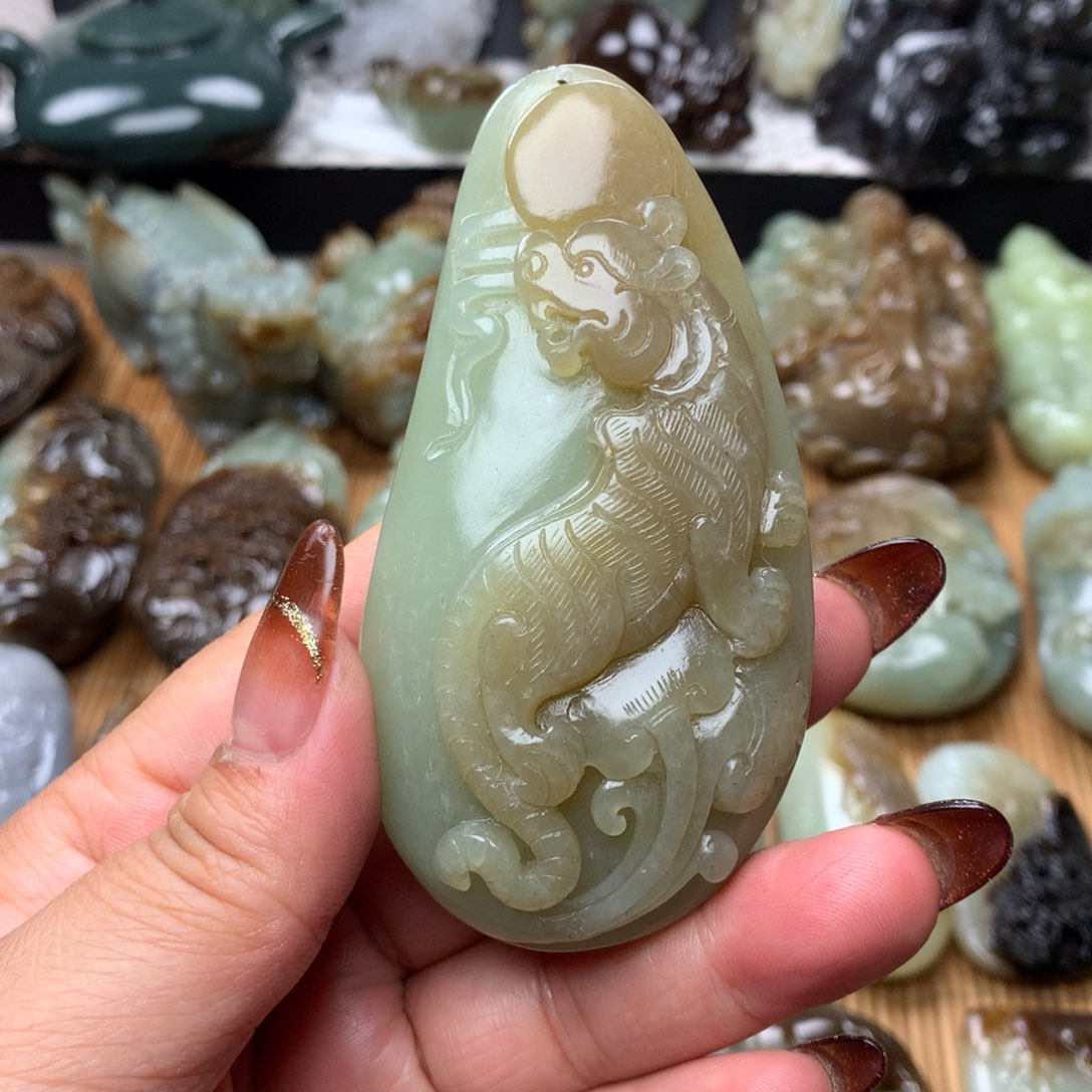 和田玉把件未镶嵌