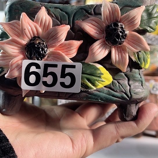 红陶多肉植物花盆