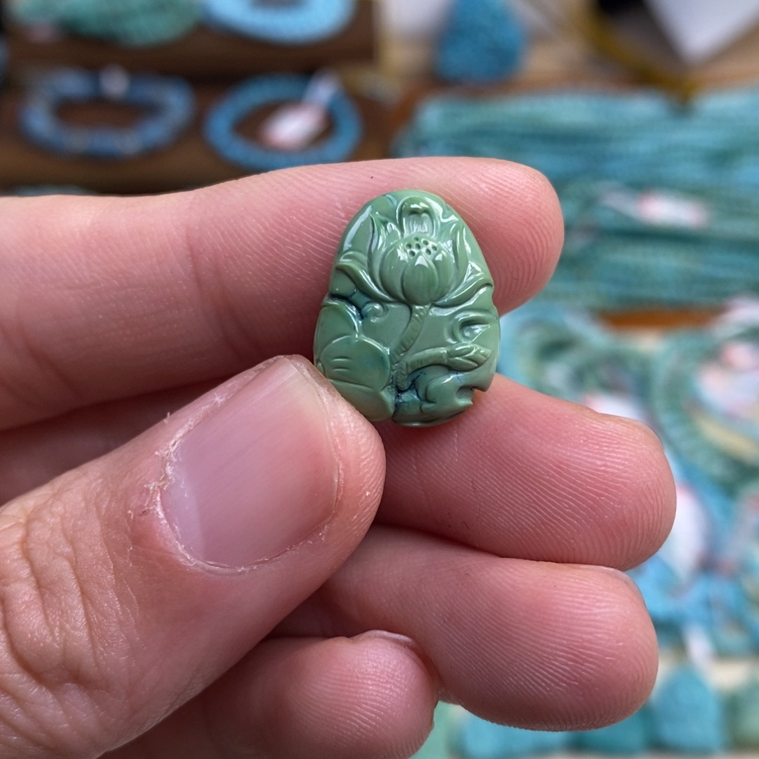 绿松石未镶嵌配饰