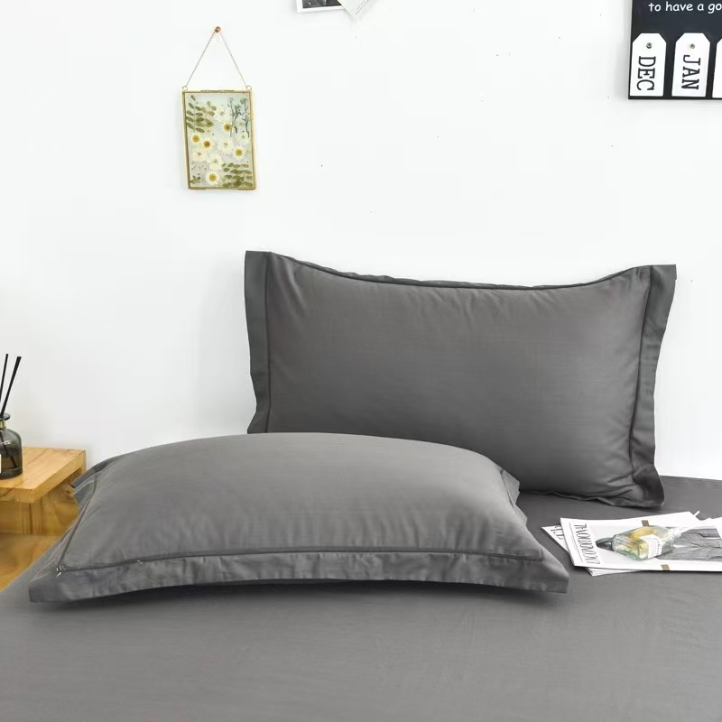 0012 （一对）简约双层枕套可拆洗 F47