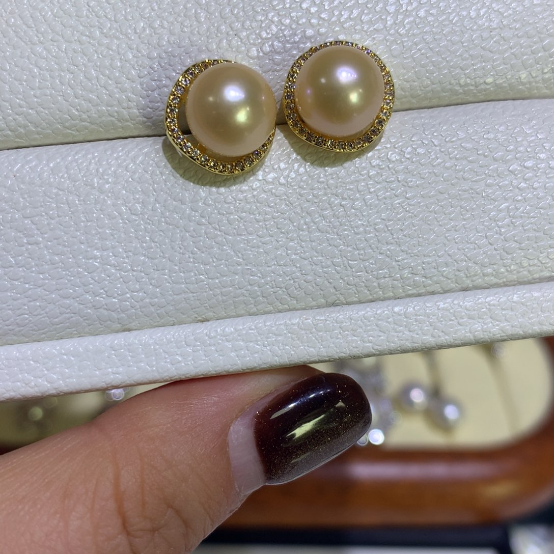 未镶嵌耳饰淡水珍珠