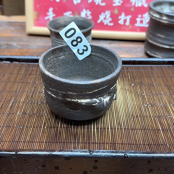 纯手工制作粗陶茶具