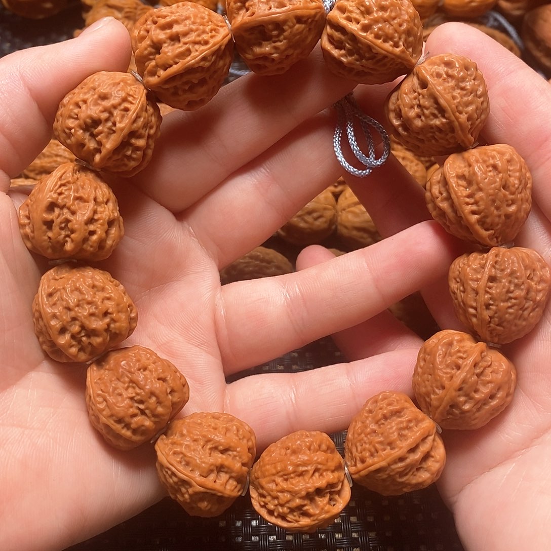 文玩核桃手串粗筋小蛙