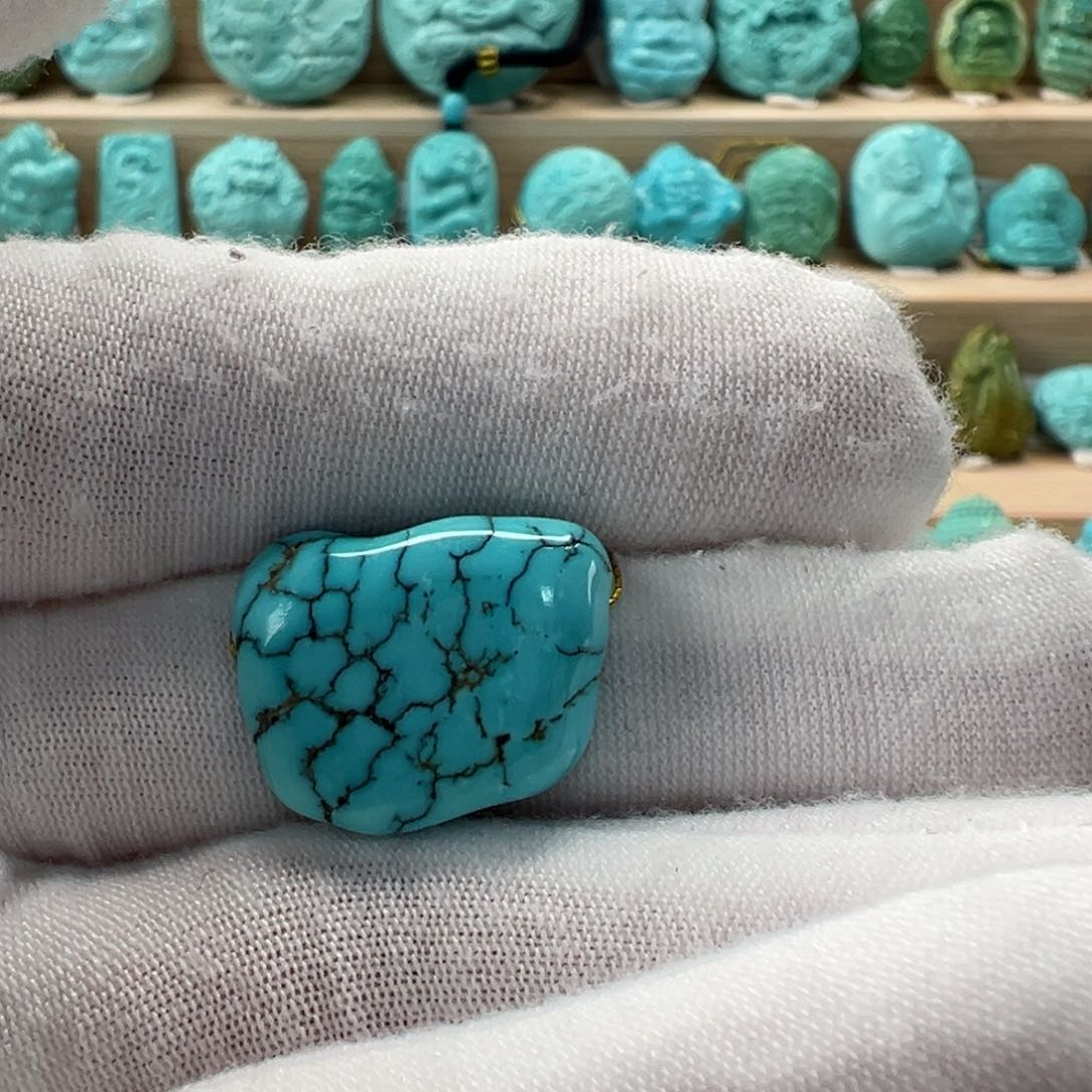 未镶嵌绿松石随形16mm