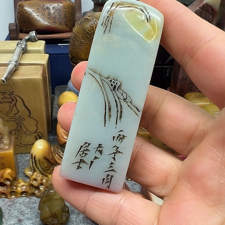 森***王昌化石印石手工制作工艺精湛