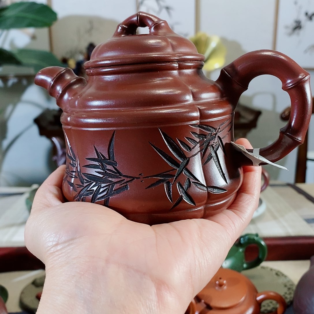 紫砂茶壶宜兴紫砂壶甩出