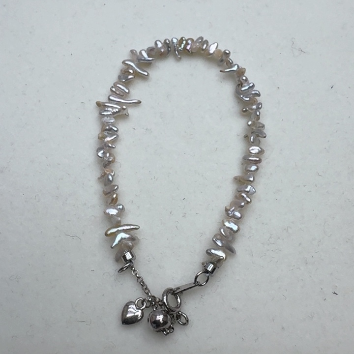 海水珍珠手绳银S925镶嵌