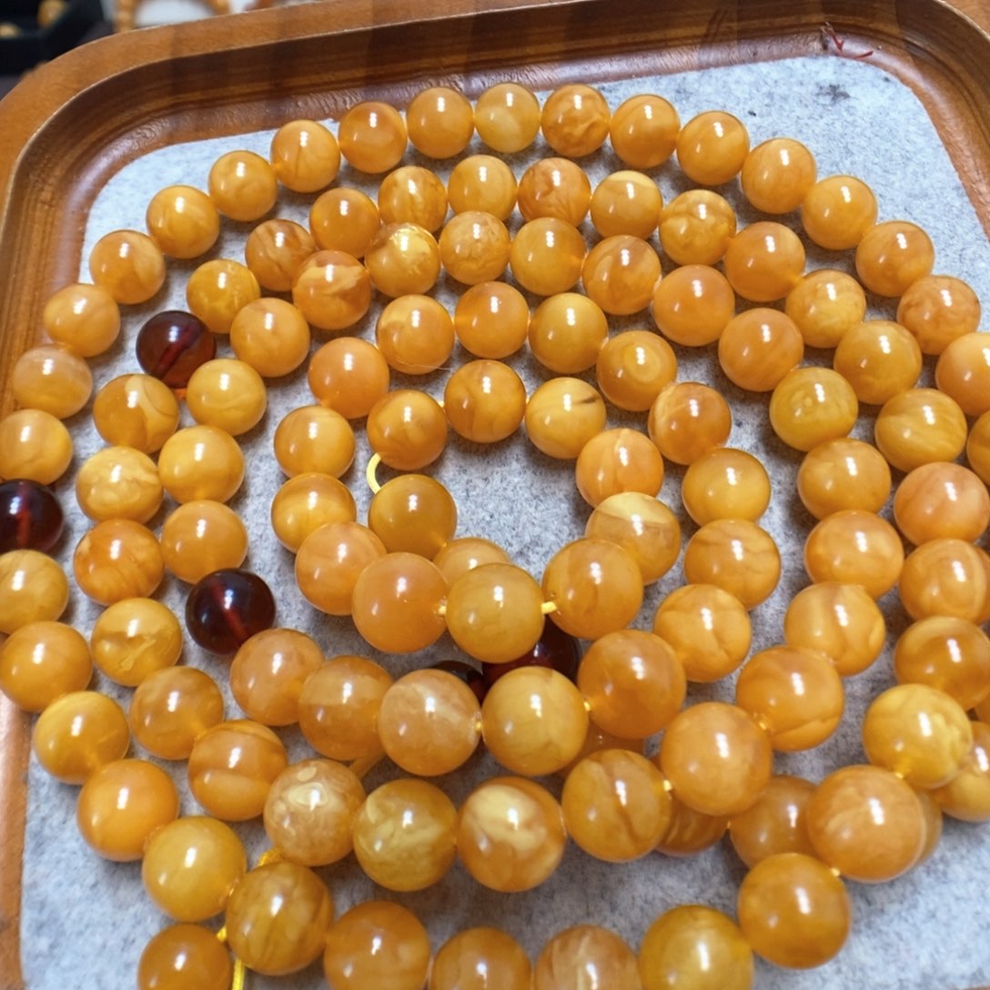 蜜蜡手串未镶嵌蜜蜡