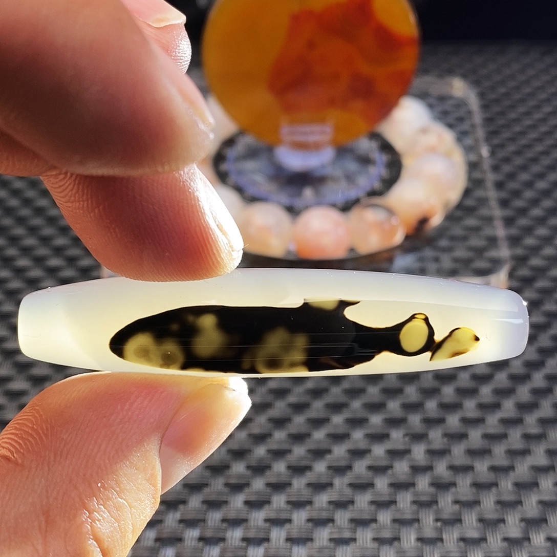 玛瑙/玉髓未镶嵌吊坠(不含链)104