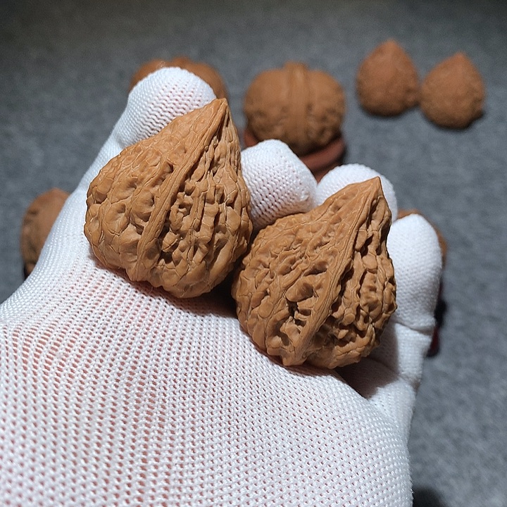 歡***家把件文玩核桃坐佛34