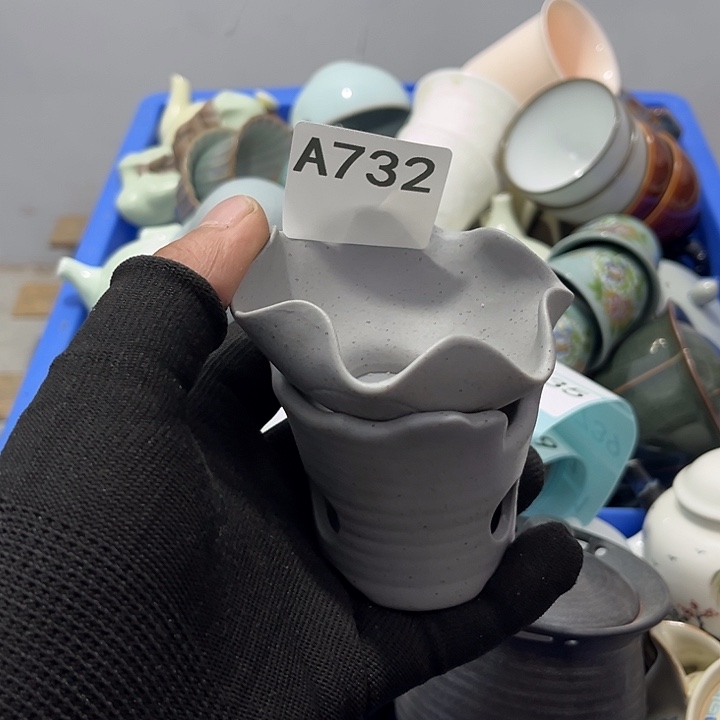 狗***鱼茶具默认微瑕瓷器、茶具、壶、摆件，介意勿拍 