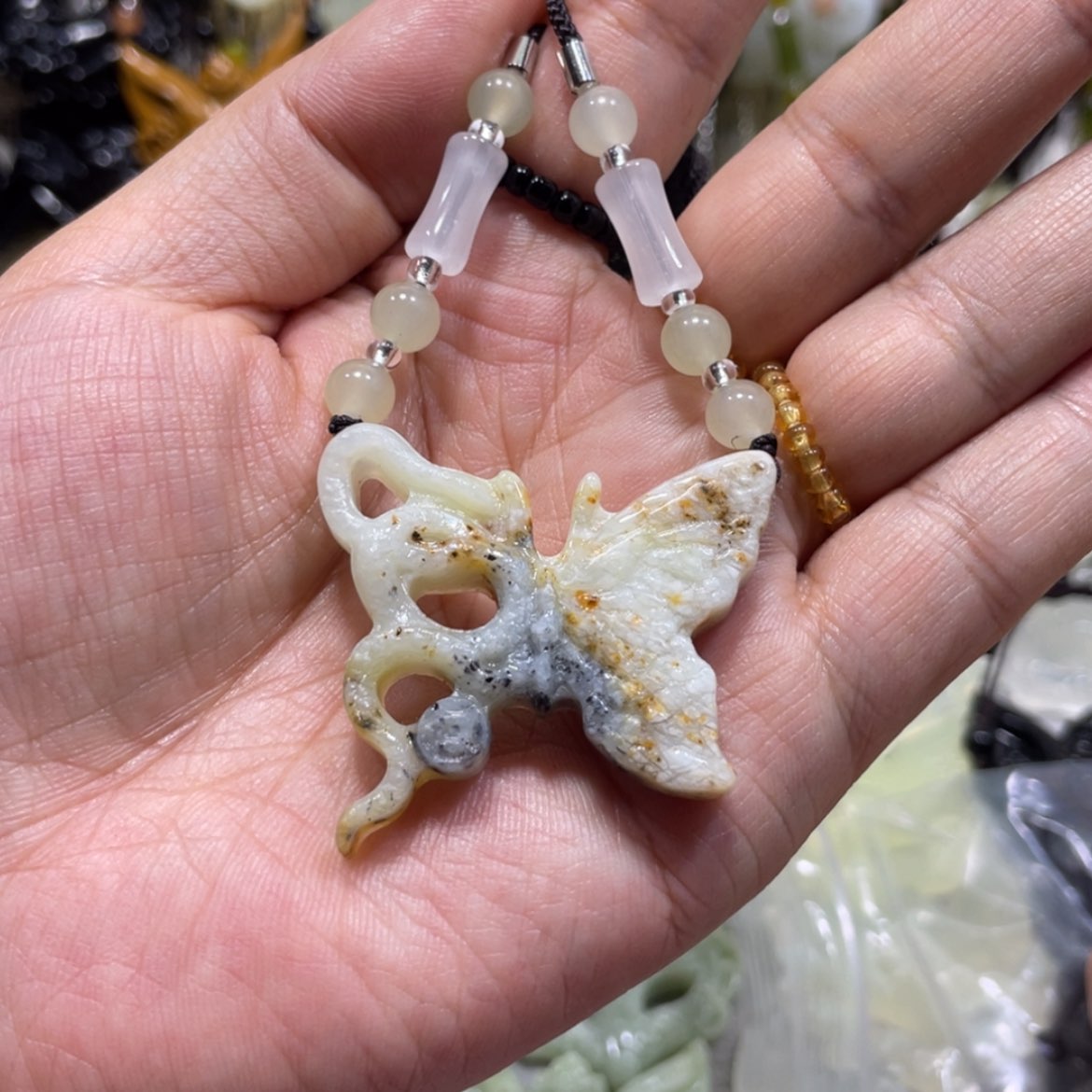 【闪购商品】岫玉颈饰未镶嵌25吊坠