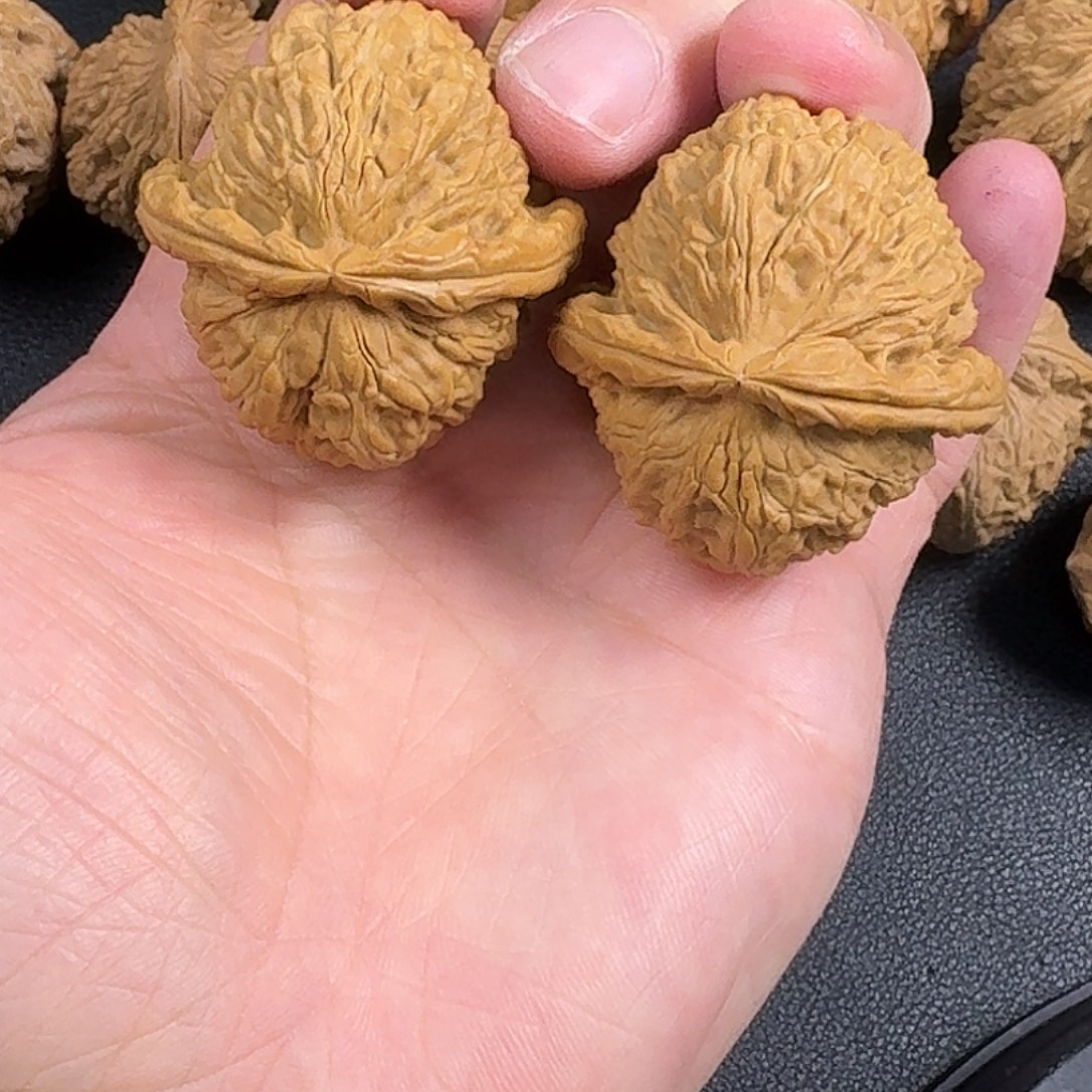 等***来吊坠文玩核桃白狮子