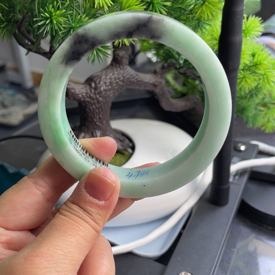定制翡翠未镶嵌纯天然翡翠手镯定制