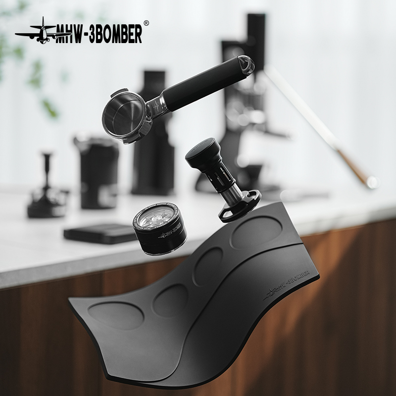 MHW-3BOMBER/轰炸机驭系列吧台工作垫咖啡机手柄防滑硅胶垫压粉垫