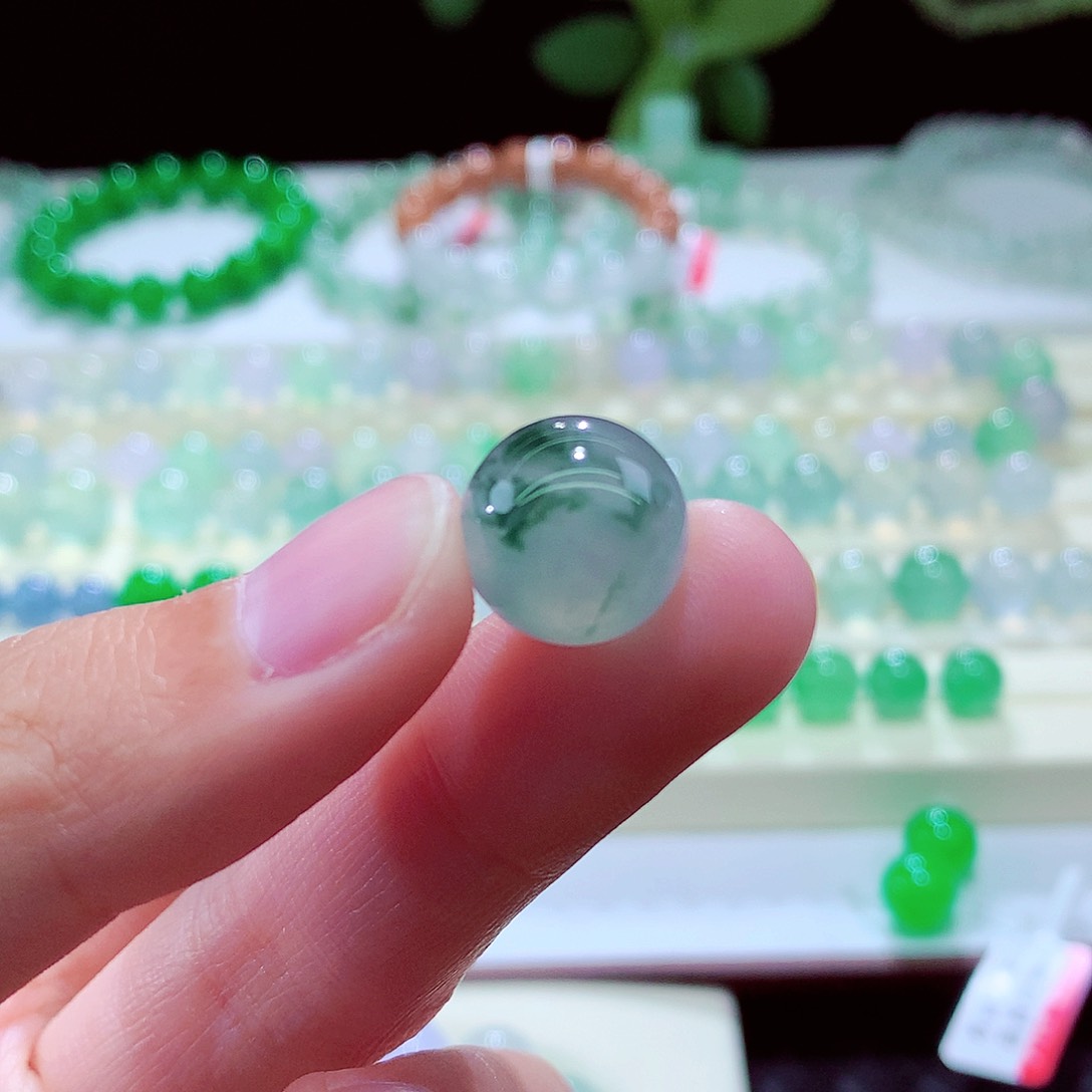 未镶嵌手链翡翠福利款！意境飘花卡13.2mm