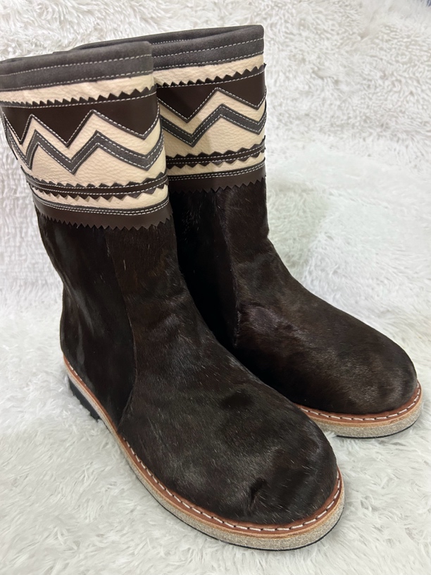 男款马皮靴冬季保暖必备内蒙古人非黑色