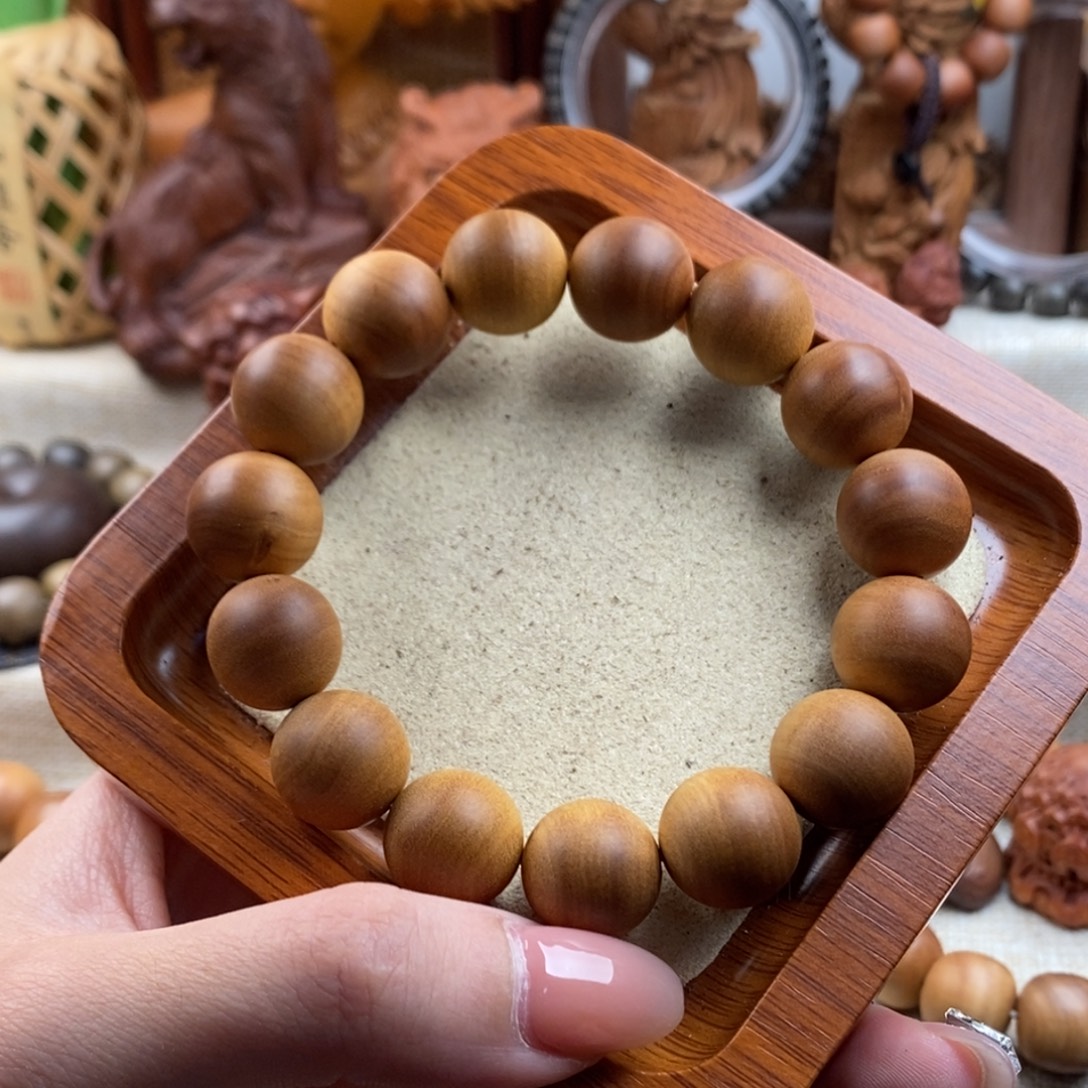 檀香木手串/手链迈索尔，老山檀，奶香1.5
