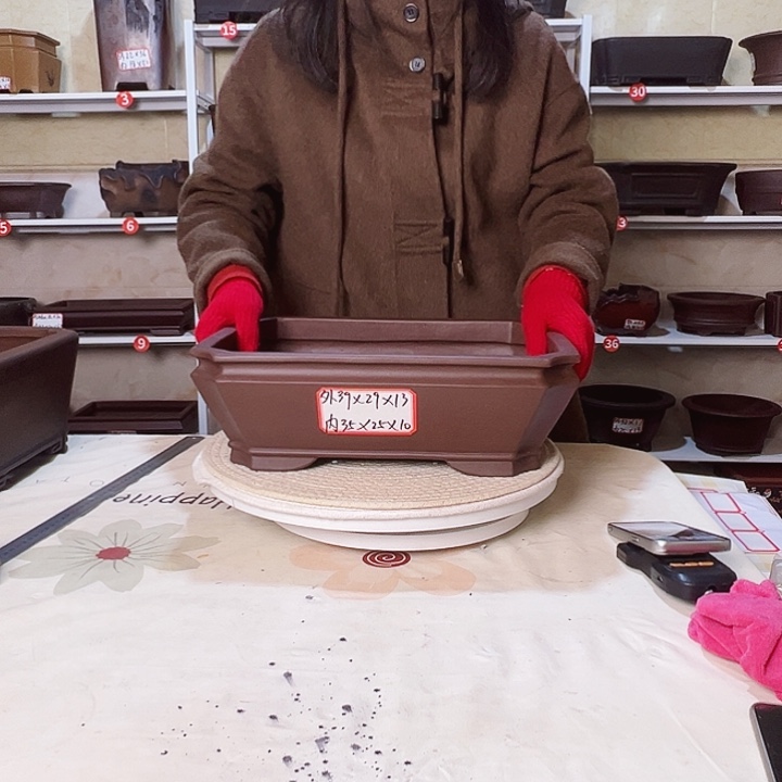 紫砂花盆紫砂花盆