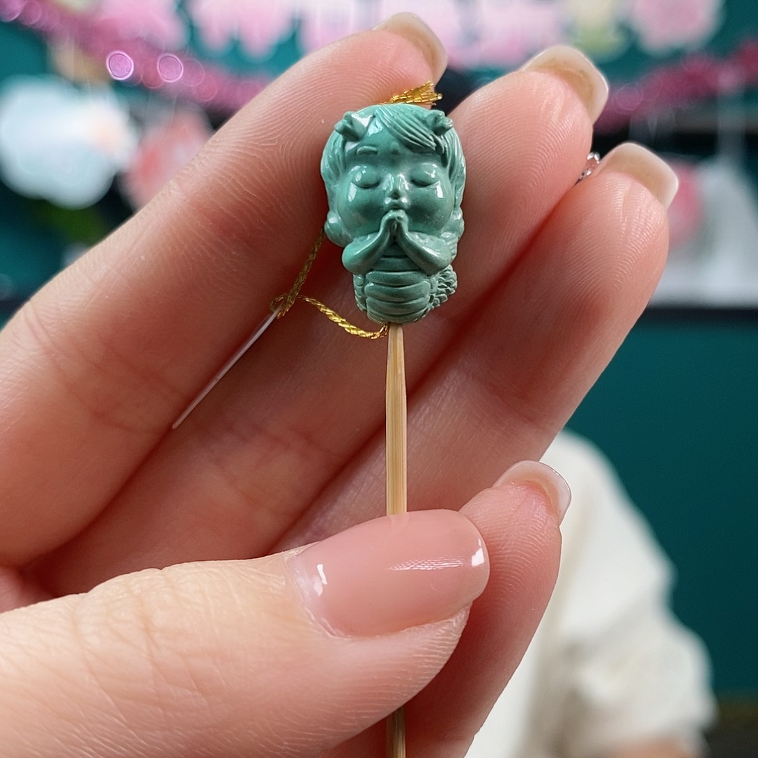 绿松石珠宝奇石未镶嵌