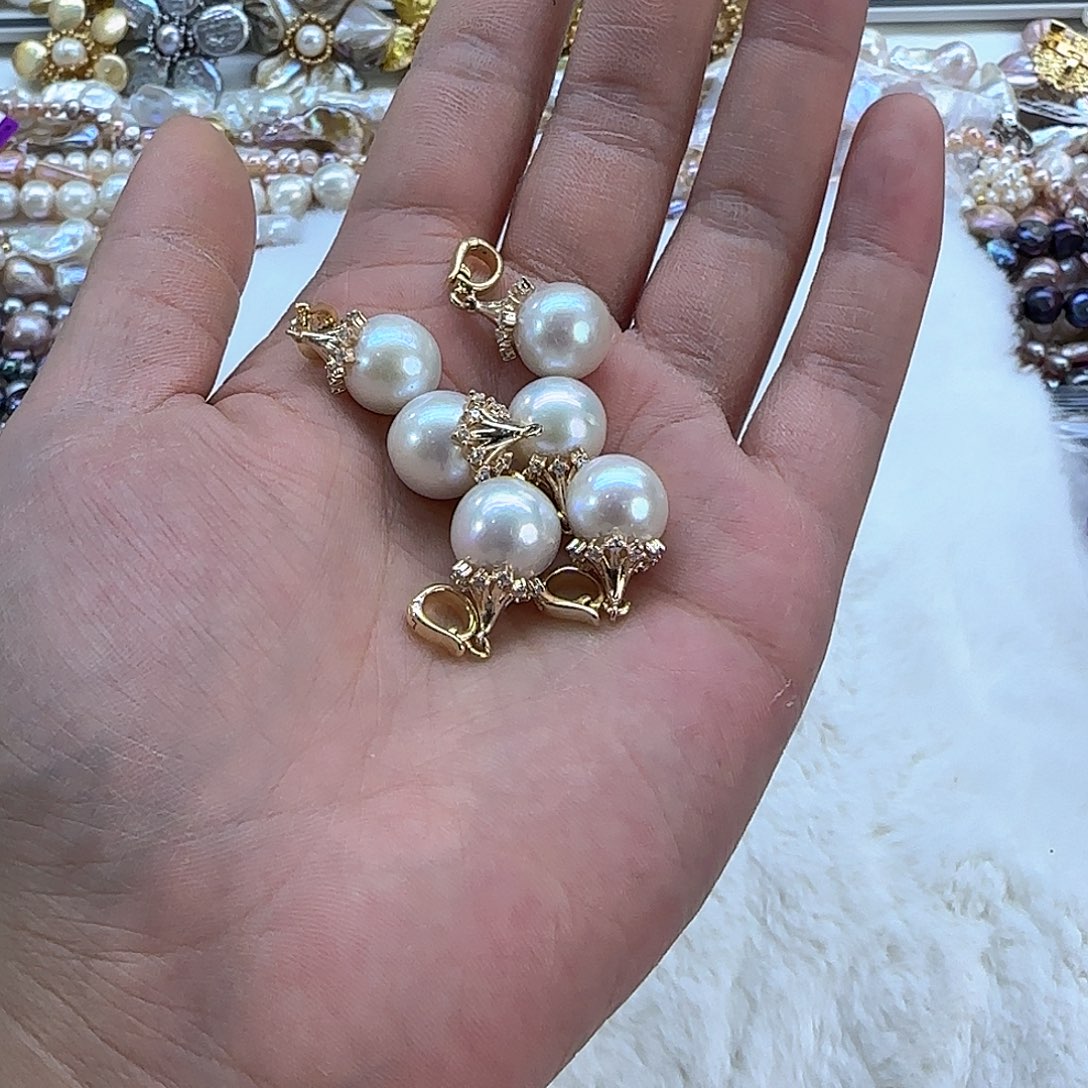 未镶嵌项链定制多样性发货发其一509淡水珍珠