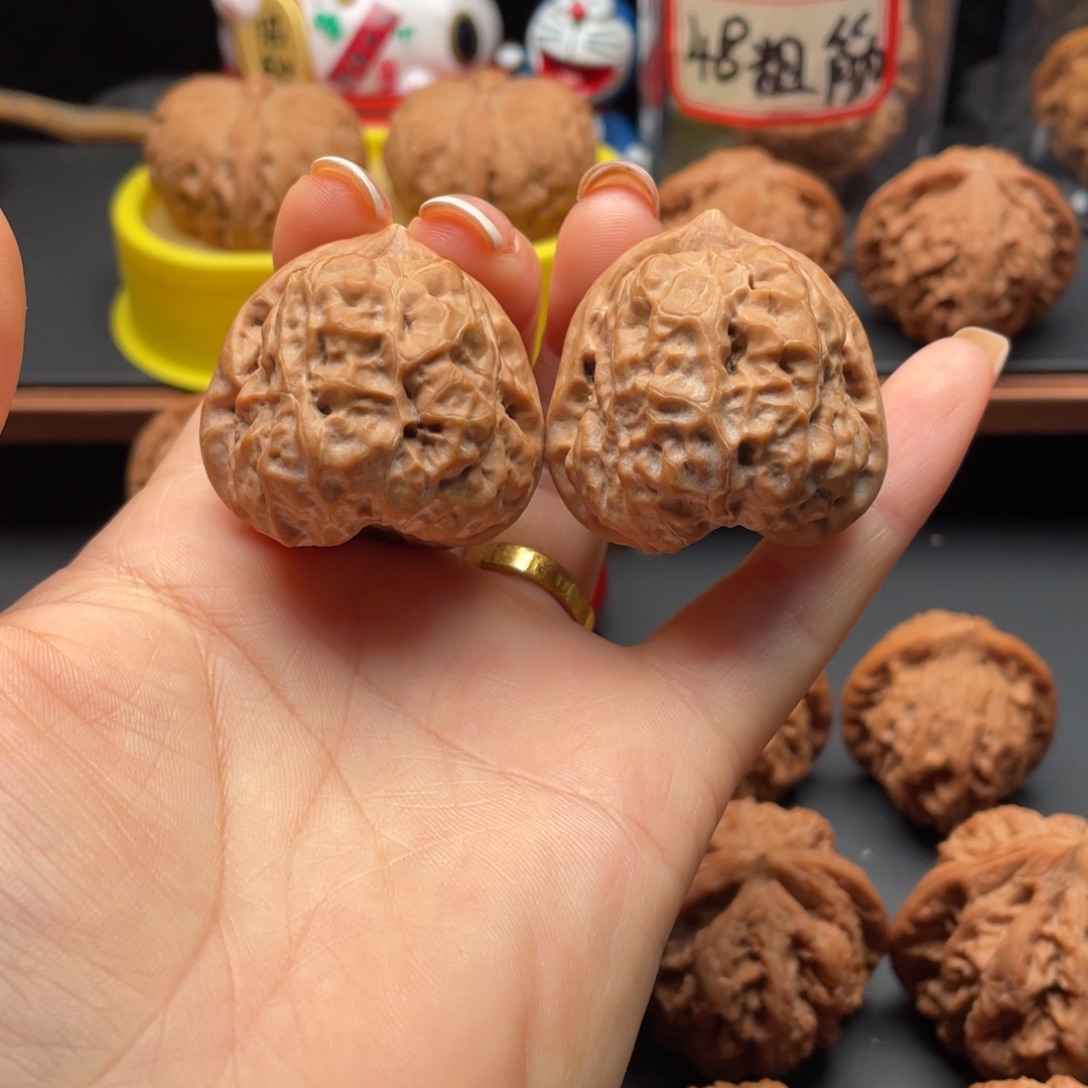把件文玩核桃蛤蟆头37全品
