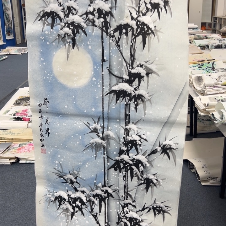 国画纯手绘字画宣纸