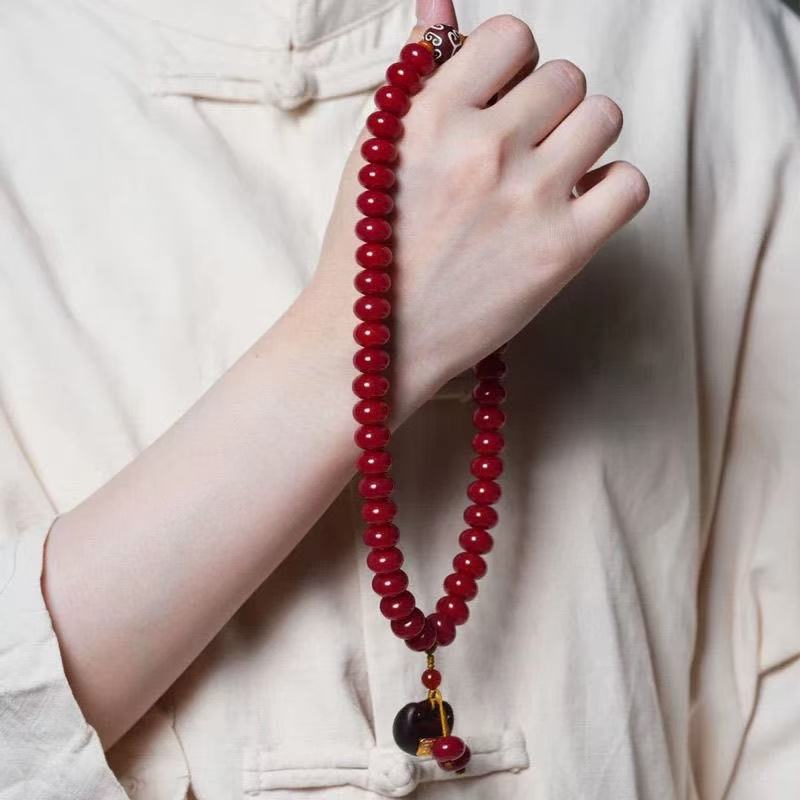 菩提PT-035红玉菩提双圈手串(无礼盒）