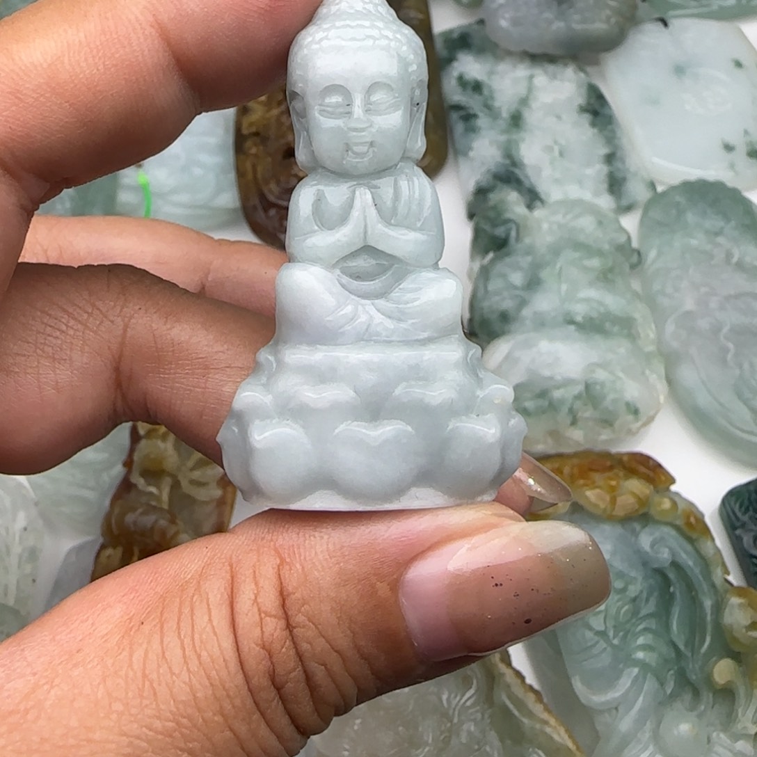 清***安定制翡翠未镶嵌翡翠