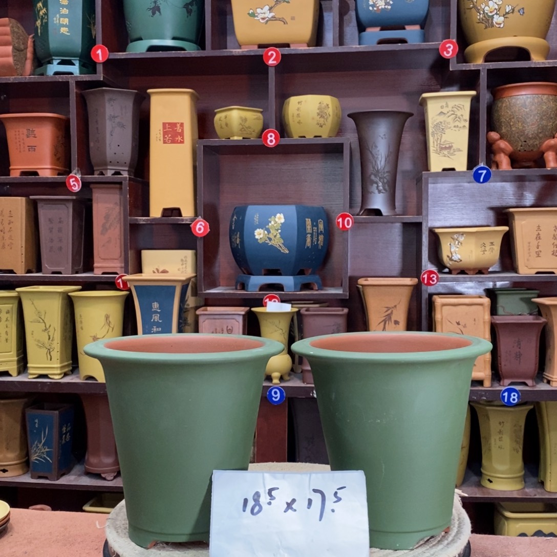 紫砂艺术紫砂花盆