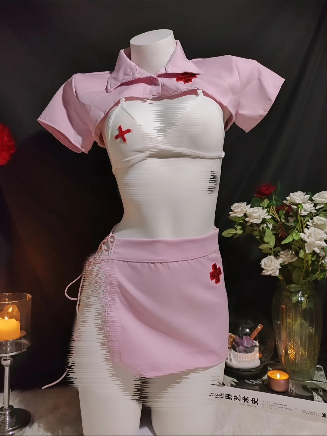 性感护士睡衣角色扮演套装显瘦