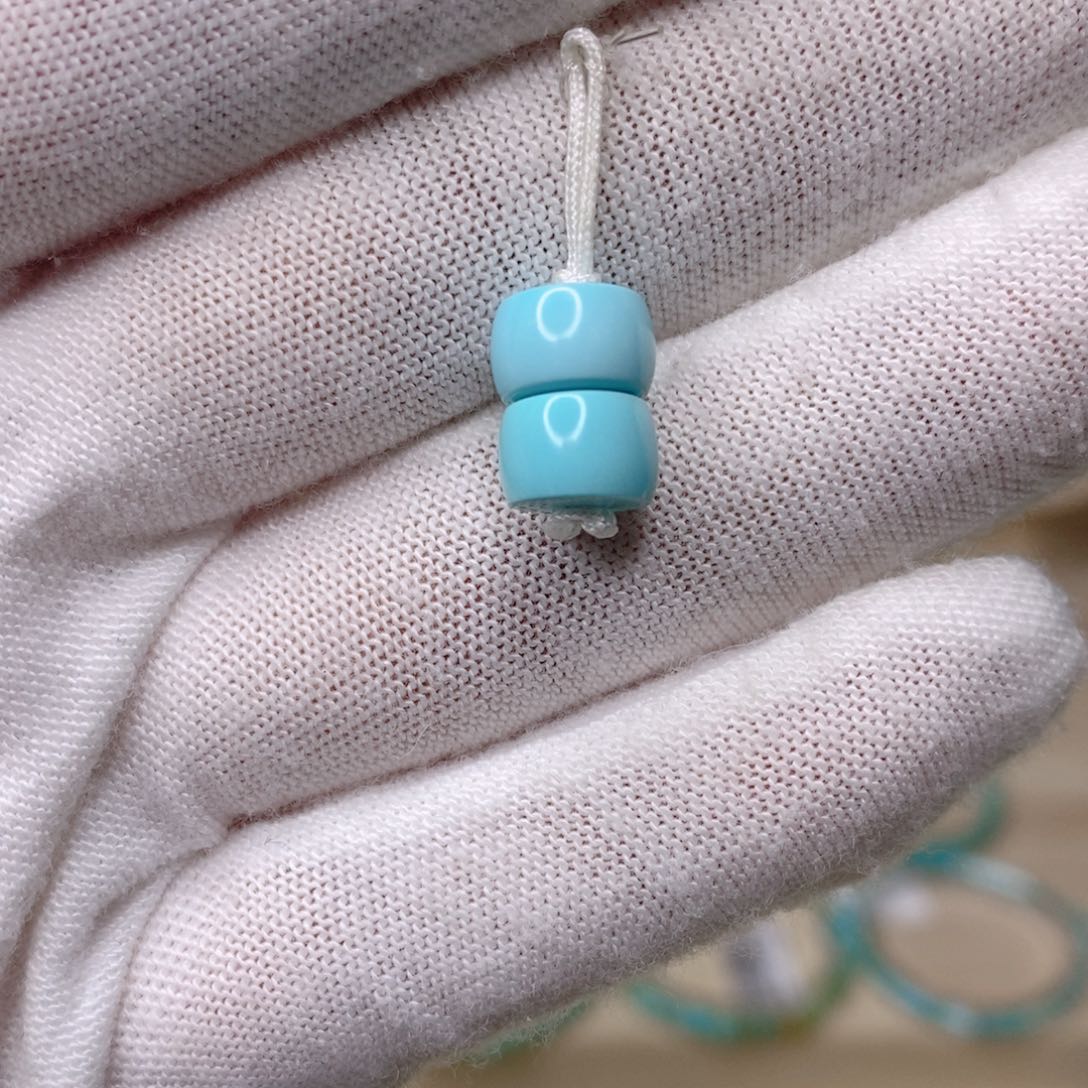 绿松石珠子未镶嵌