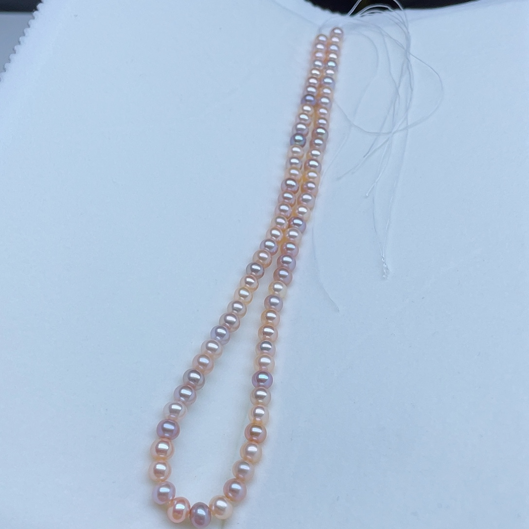 淡水珍珠颈饰银S925镶嵌